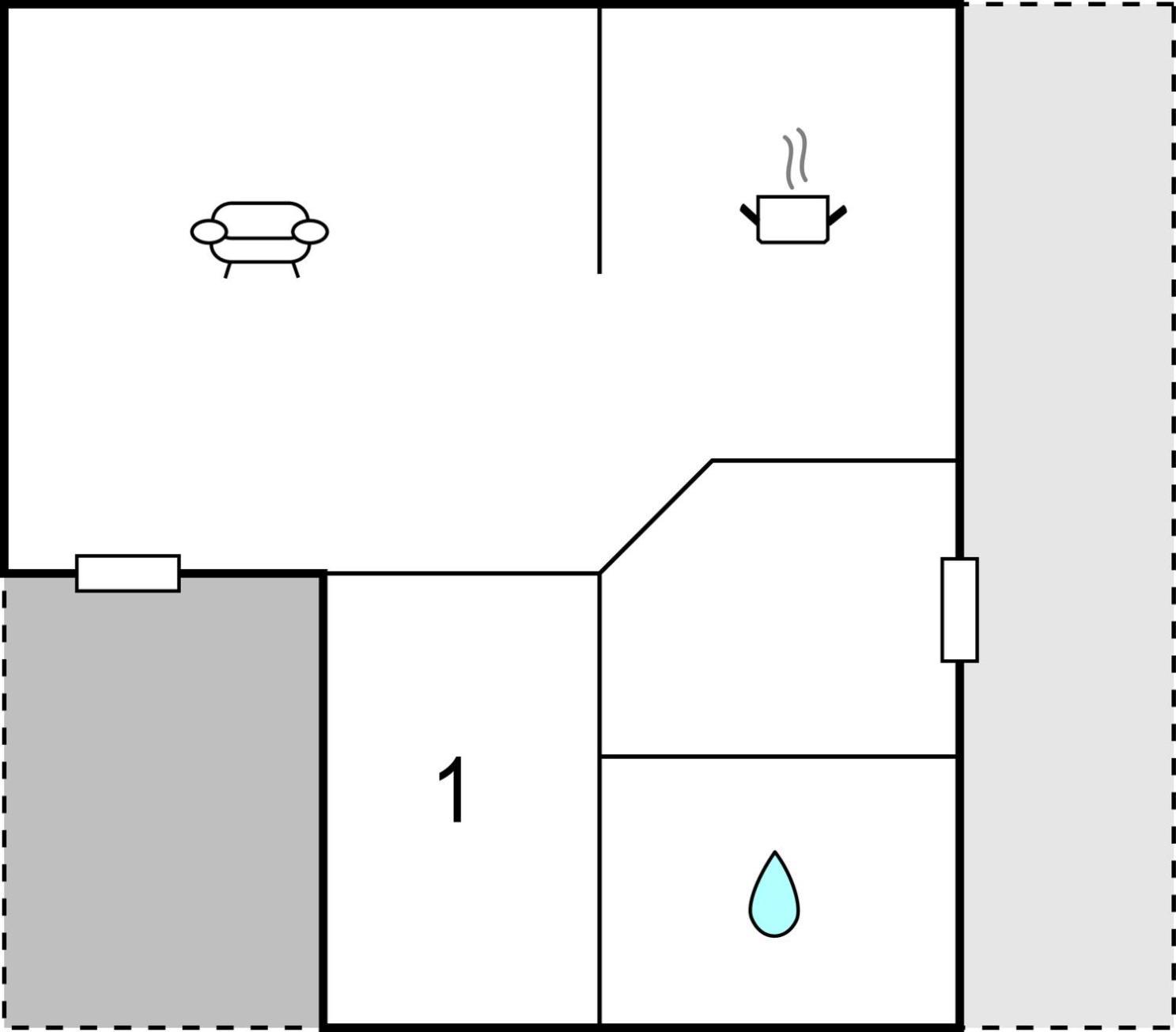 1 Bedroom Cozy Home In Ribe Kültér fotó